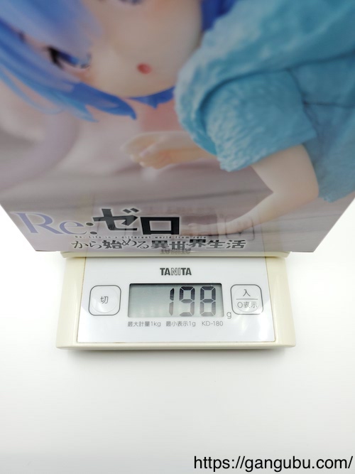 Reゼロから始める異世界生活　Desktop Cute フィギュア　レム～Cat room wear ver.～の重量